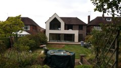 Work in progress on a rear extension in wollaton, nottingham...  click to enlarge!