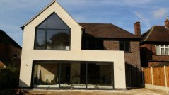 Work in progress on a rear extension in wollaton, nottingham...  click to enlarge!